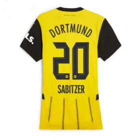 Dámské fotbalový oblečení Borussia Dortmund Marcel Sabitzer #20 Domácí košile 2024-25 Krátkým Rukávem